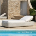 Garden Furniture Rattan Sun Lounger Outdoor